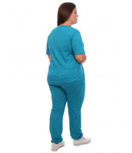 Голубой женский спортивный костюм Арт. 1173