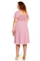 Нарядное платье из розового шифона Арт. 1043