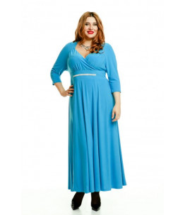 Нежно голубое вечернее платье  Арт. 1040