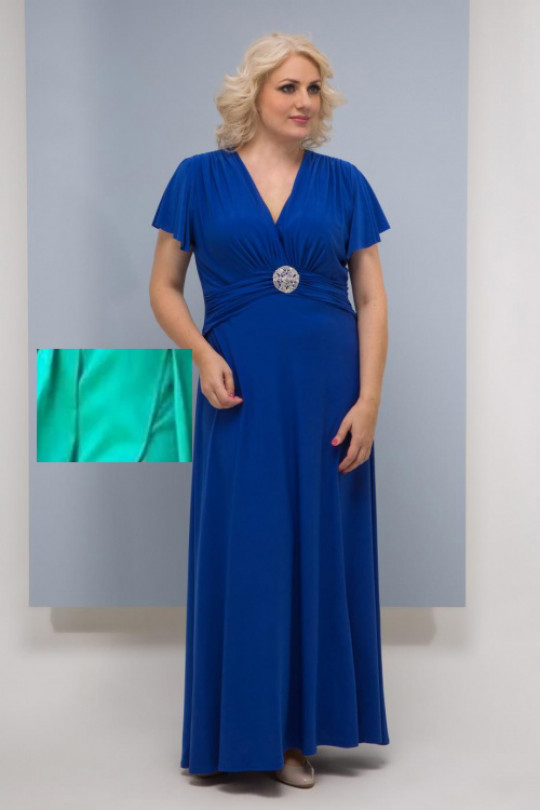 Вечернее платье в пол Цвет Мята Арт. 1369