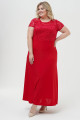 Красное вечернее платье большого размера Арт. 1459