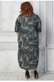 Стильное платье длины макси с карманами Арт. 890