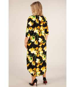 Повседневное платье Желтые цветы Арт. 969